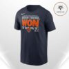 Chicago Bears Fanatics Big & Tall 2025 NFC North Division Champions Conquer Unisex T-Shirt Chicago Bears Fanatics Big & Tall 2025 NFC North Division Champions Conquer Unisex T-Shirt