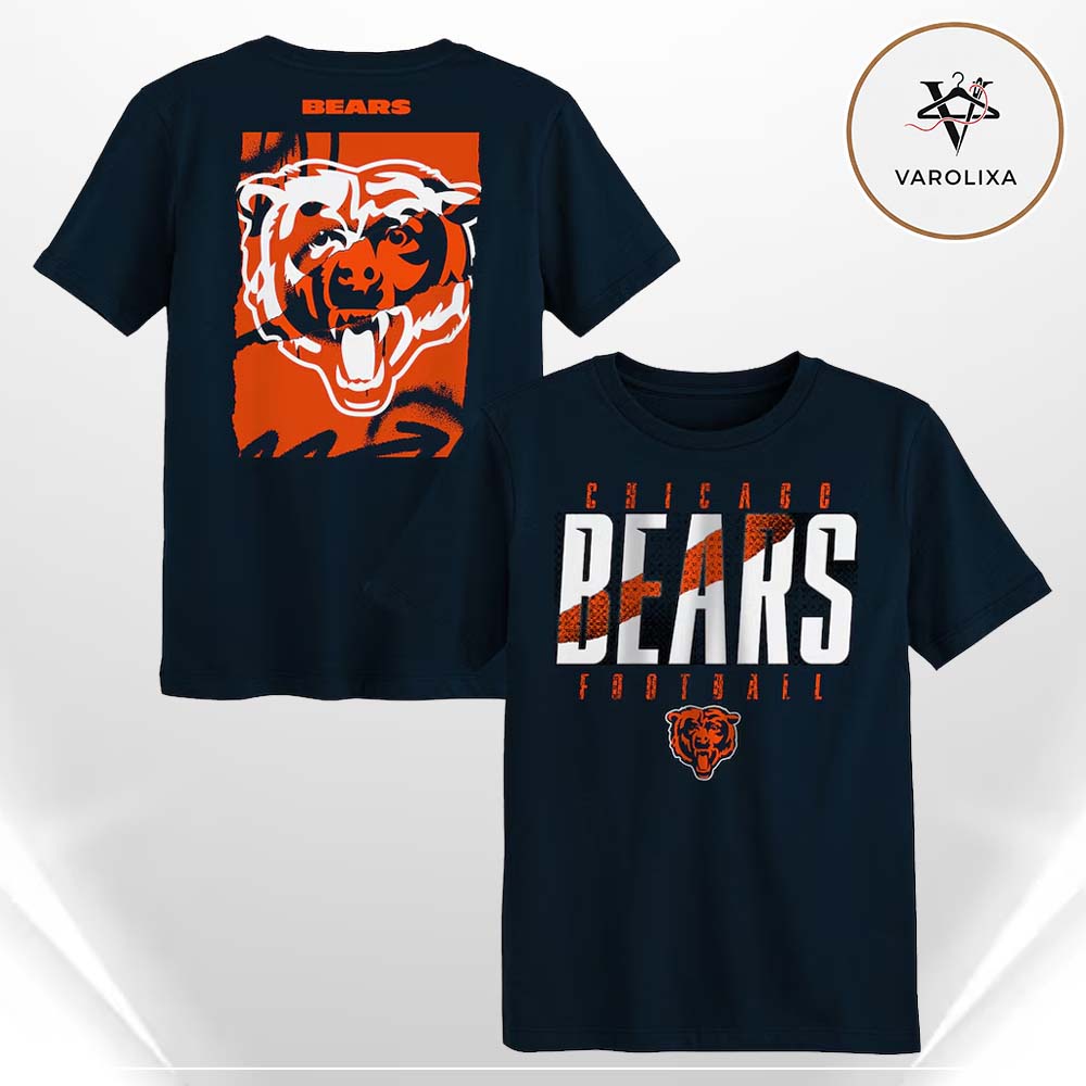 Chicago Bears Outerstuff Preschool Posterize CFP NFL 2025 Season Two Sides Unisex T-Shirt Chicago Bears Outerstuff Preschool Posterize CFP NFL 2025 Season Two Sides Unisex T-Shirt