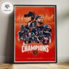 Caleb Williams Chicago Bears NFC North Champions NFL 2025 Vertical Power Home Decor Poster Canvas