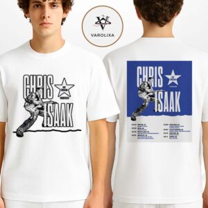 Chris Isaak Live On Tour 2026 Poster At Multiple Venues Across California And Colorado Two Sides Unisex T-Shirt