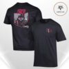 Texas Tech Red Raiders Black Something Inked 2025 Big 12 Football Champions Mascot Unisex T-Shirt