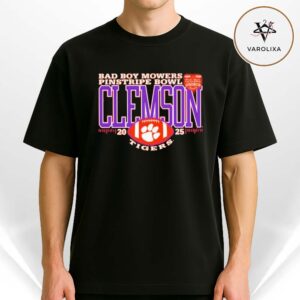 Clemson Tigers Football 2025 Pinstripe Bowl Bound Unisex T-Shirt