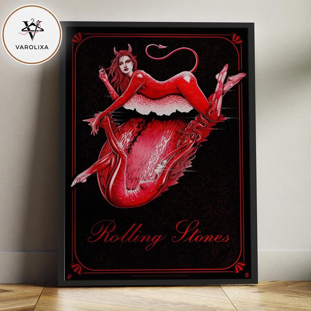 Collectionzz x The Rolling Stones Sympathy For The Devil Black Edition Home Decor Poster Canvas Collectionzz x The Rolling Stones Sympathy For The Devil Black Edition Home Decor Poster Canvas