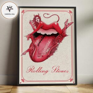 Collectionzz x The Rolling Stones Sympathy For The Devil Home Decor Poster Canvas