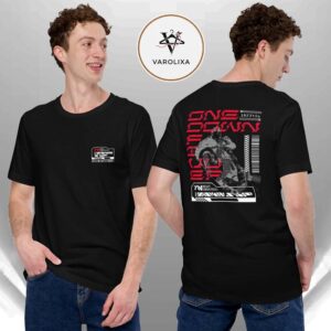 Cyberpunk One Down Five Up Graphic Tee Futuristic Streetwear Two Sides Unisex T-Shirt