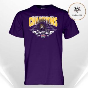 ECU Pirates 2025 Military Bowl Champions Unisex T-Shirt