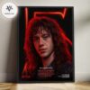 Billy Hargrove Dacre Montgomery Stranger Things Cinematic Poster Red Neon Final Return Volume 5 Home Decor Poster Canvas