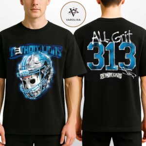 Eminem x Detroit Lions All Grit 2025 Two Sides Unisex T-Shirt