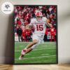 Fernando Mendoza Indiana Hoosiers No 15 Career Highlights Heisman Season Home Decor Poster Canvas