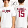 Fernando Mendoza Indiana Hoosiers Crimson 2025 Heisman Winner Trophy Unisex T-Shirt