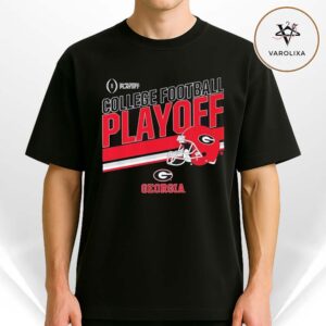 Georgia Bulldogs 2025 College Football Playoffs Stripe Unisex T-Shirt