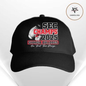 Georgia Bulldogs 2025 SEC Champions Classic Cap Hat Snapback