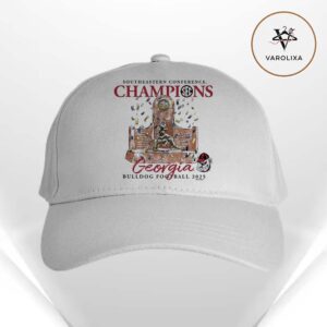 Georgia Bulldogs 2025 SEC Football Champions Trophy Classic Cap Hat Snapback A Proud Tribute to the 2025 SEC Football Champions  This design celebrates the Georgia Bulldogs’ 2025 SEC Football Championship, honoring a season defined by dominance, discipline, and championship level performance. The cap captures the spirit of Georgia football and the pride shared by fans across the nation.  Trophy Edition Artwork With Iconic Bulldogs Styling  Featuring a bold trophy graphic paired with Georgia’s classic red and black colors, the design showcases the team’s championship recognition in a clean, powerful format. The athletic layout and strong lettering make it an unmistakable tribute to the Bulldogs’ winning season.  High Quality Snapback Crafted for Comfort and Durability  The structured crown, adjustable snapback closure, and premium stitching provide a comfortable and long lasting fit suitable for game days, tailgates, or everyday wear. The crisp front panel artwork ensures sharp visual impact and standout detail.  A Must Have for Georgia Fans and Championship Memorabilia Collectors  Perfect for alumni, students, and loyal supporters, this cap is an essential keepsake celebrating Georgia’s 2025 SEC Football Championship. Whether worn at the stadium or displayed in a fan collection, it symbolizes school pride and the excellence of Bulldogs football.