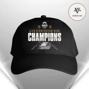 Georgia Southern Eagles 2025 JLab Birmingham Bowl Champions Locker Room Clasic Cap Hat Snapback