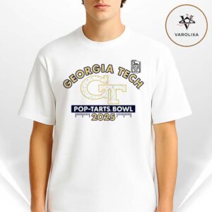 Georgia Tech Yellow Jackets 2025 Pop-Tarts Bowl Sprinkle Logo 2026 CFP Season Bowl Unisex T-Shirt