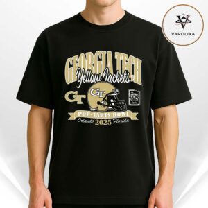 Georgia Tech Yellow Jackets Football Pop-Tarts Bowl 2025 CFP Season Bowl Unisex T-Shirt