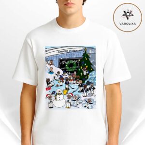 Golden State Warriors Vs Dallas Mavericks Poster At Chase Center In San Francisco On December 25 2025 NBA Christmas Unisex T-Shirt