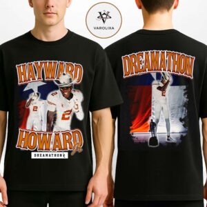 Hayward Howard No. 2 Texas Longhorns Texas Flag Dreamathon NFL 2025 Two Sides Unisex T-Shirt