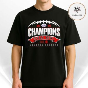 Houston Cougars 2025 Texas Bowl Champions CFP NFL Unisex T-Shirt