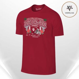 Indiana Hoosiers 2026 Rose Bowl Game Matchups On January 1 2026 Unisex T-Shirt