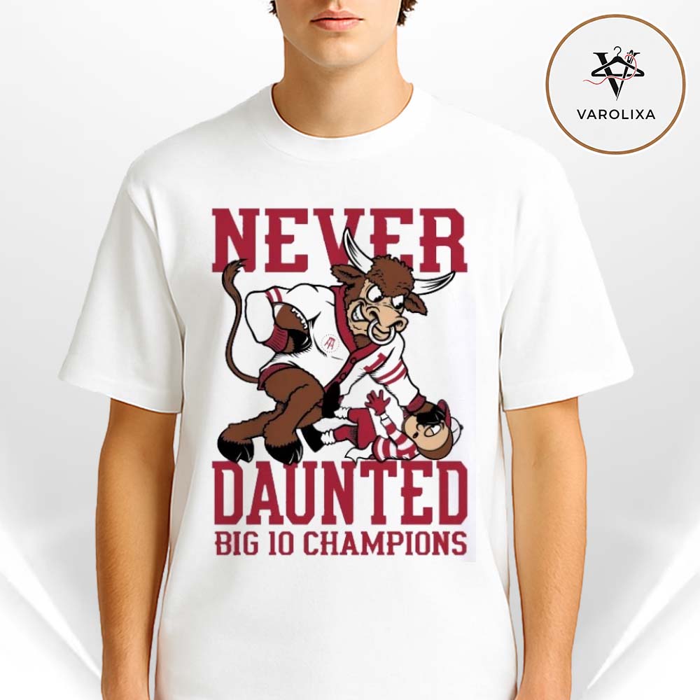 Indiana Hoosiers Beat Ohio State Buckeyes Never Daunted Big 10 Champions Mascot Unisex T-Shirt Indiana Hoosiers Beat Ohio State Buckeyes Never Daunted Big 10 Champions Mascot Unisex T-Shirt