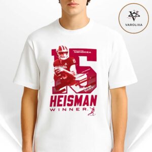 Indiana Hoosiers Football Heisman Winner Fernando Mendoza Graphic Unisex T-Shirt
