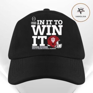 Indiana Hoosiers In It To Win It 2025-26 College Football Playoff Bound Classic Cap Hat Snapback