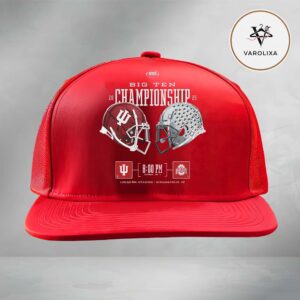 Indiana Hoosiers vs Ohio State Buckeyes Big Ten Championship At Lucas Oil Stadium December 6 College Football Matchup 2025 Classic Cap Hat Snapback