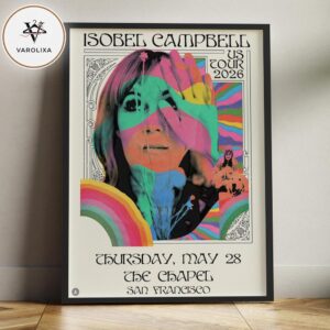 Isobel Campbell Concert Poster At The Chapel In San Francisco CA On May 28 2026 Home Decor Poster Canvas