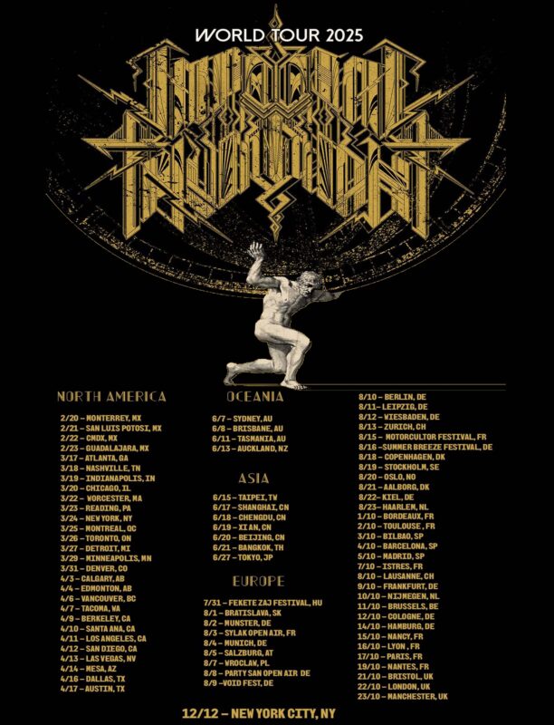 Judas Priest Music Poster At World Tour In Global Cities On 2025 Heavy Metal Artwork 1