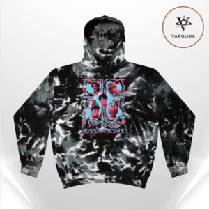 KPop Demon Hunters SAJA BOYS Black Lightning All Over Print Hoodie