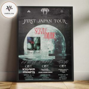 Kala Tour Dates Poster Sekai Divide Tour Across Japan February 2026 Home Decor Poster Canvas