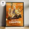 Lando Norris F1 2025 World Champion Celebration McLaren Victory Collage Racing Art Home Decor Poster Canvas