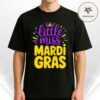 Mardi Gras King Crown Unisex T Shirt 2025 Carnival King Outfit New Orleans Festival Tee