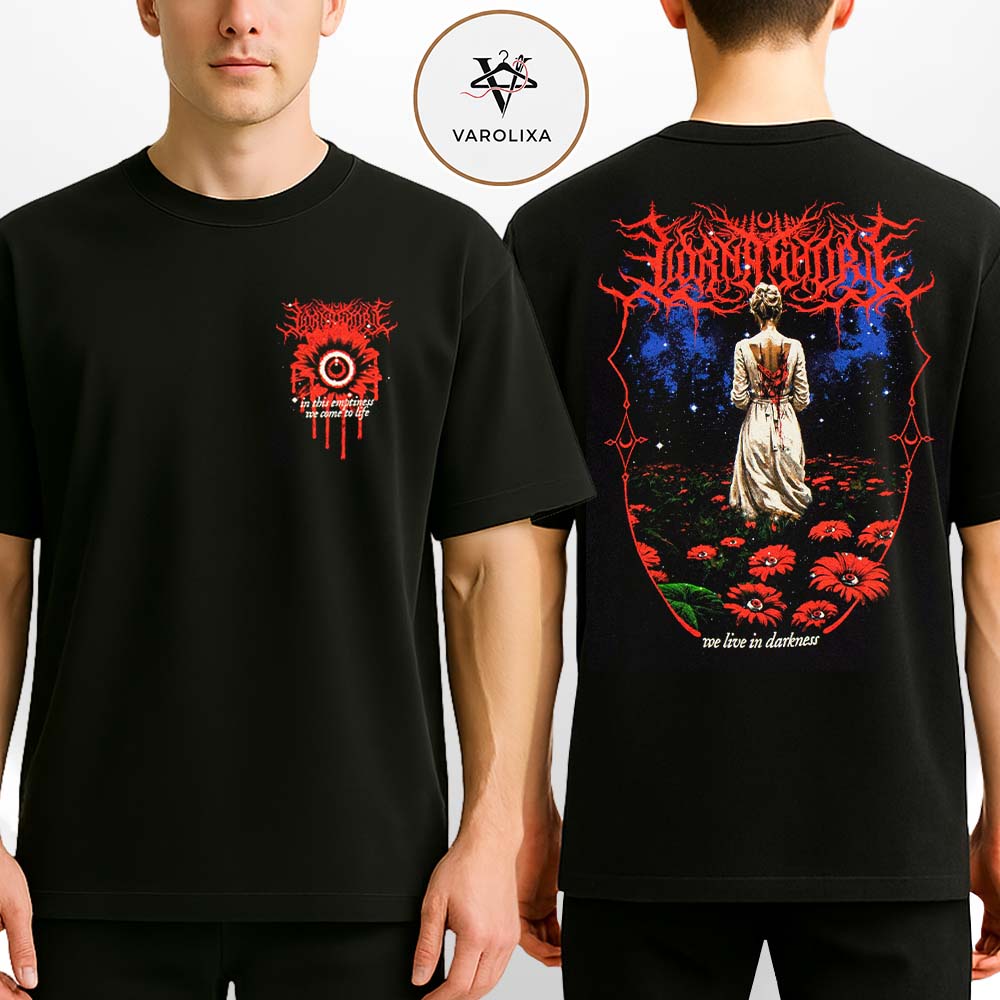 Lorna Shore Darkness Flower Two Sides Unisex T-Shirt Lorna Shore Darkness Flower Two Sides Unisex T-Shirt