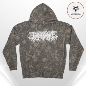 Lorna Shore Deadwood Camo Puff All Over Print Hoodie