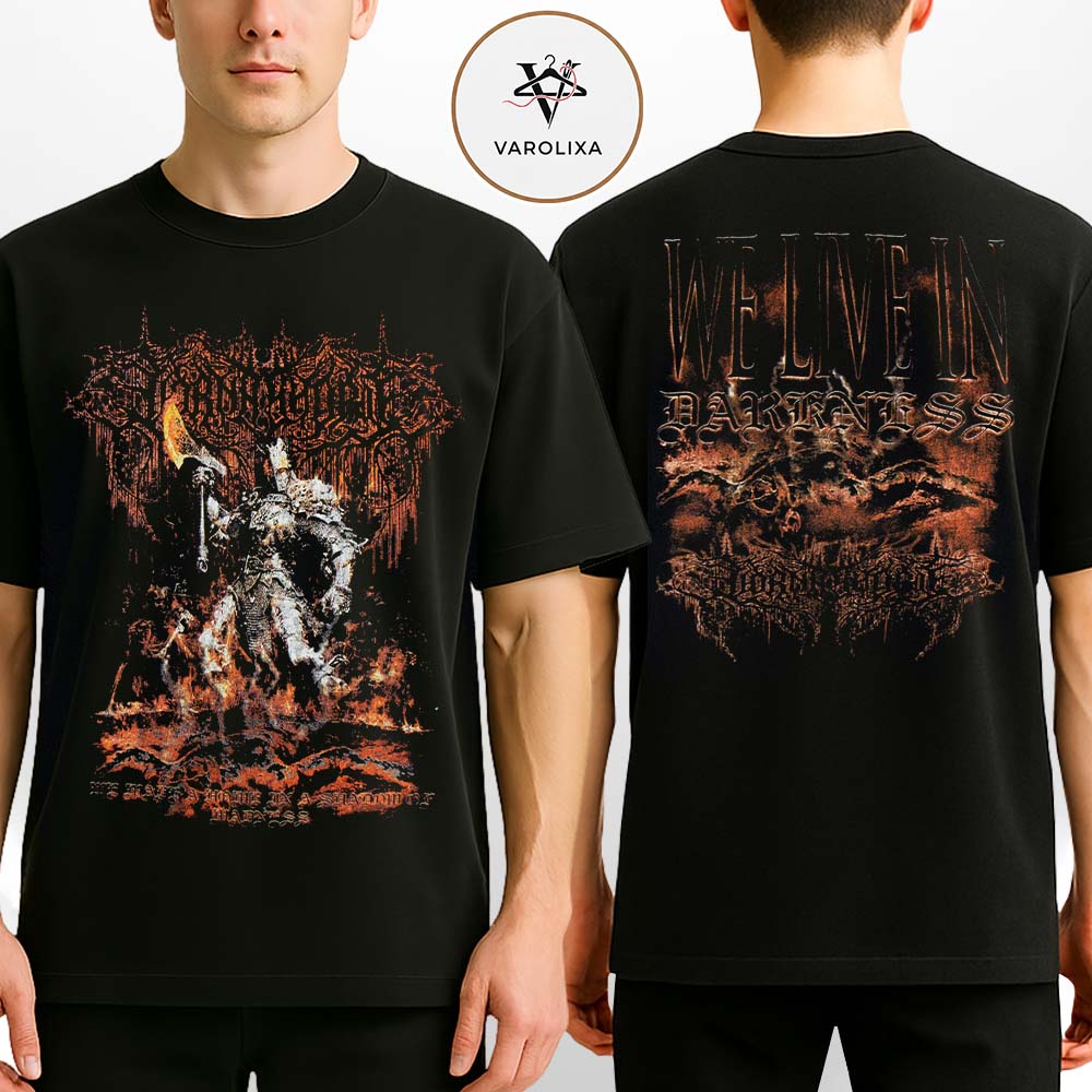Lorna Shore Live In Darkness Two Sides Unisex T-Shirt Lorna Shore Live In Darkness Two Sides Unisex T-Shirt