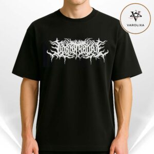 Lorna Shore White Logo Puff Unisex T-Shirt