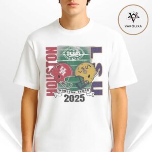 Lsu Tigers Vs. Houston Cougars Football 2025 Texas Bowl Head To Head Unisex T-Shirt