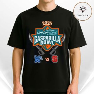 Memphis Tigers Vs North Carolina State Wolfpack 2025 Gasparilla Bowl Matchup Unisex T-Shirt