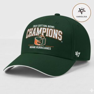 Miami Hurricanes 2025 NCAA Cotton Bowl Champiosn CFP NFL Season Classic Cap Hat Snapback