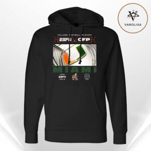 Miami Hurricanes ESPN x CFP Window 2025-2026 NFL Unisex Hoodie