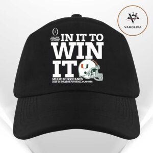 Miami Hurricanes In It To Win It 2025-26 College Football Playoff Bound Classic Cap Hat Snapback