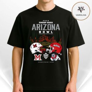Miami Redhawks vs. Fresno State Bulldogs 2025 Arizona Bowl Head To Head Unisex T-Shirt
