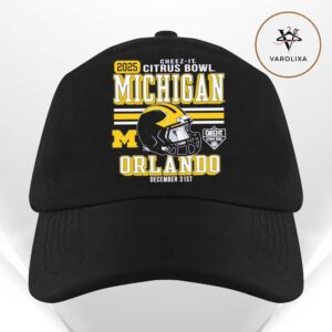 Michigan Wolverines Football Cheez-It Citrus Bowl December 31 2025 Classic Cap Hat Snapback