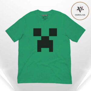 Minecraft Creeper Big Face Adult Unisex T-Shirt