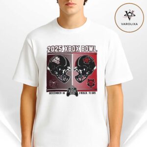 Missouri State Bear vs. Arkansas State Red Wolves 2025 Xbox Bowl Head To Head Unisex T-Shirt