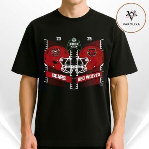 Missouri State Bears vs Arkansas State Red Wolves 2025 Xbox Bowl Heat To Heat Helmet Unisex T-Shirt