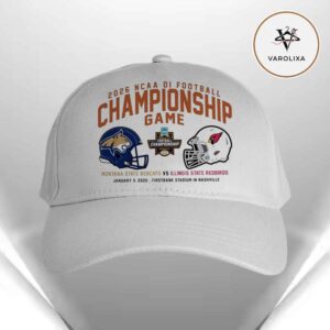Montana State Bobcats Vs. Illinois State Redbirds 2025 NCAA Division I FCS Football Championship Game Is Set Classic Cap Hat Snapback
