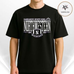 Northwestern Wildcats 2025 GameAbove Sports Bowl Bound Unisex T-Shirt